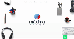 Desktop Screenshot of maximatecnologia.com.br